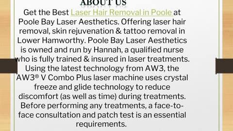 Laser Hair Removal in Poole
