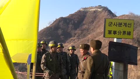 Las coreas eliminan los puestos de control en la zona desmilitarizada de la frontera