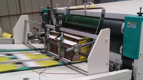 Automatic Box Folding Machine in a Packaging Factory in Vietnam