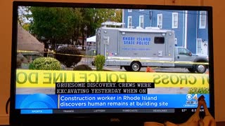 Construction worker in Rhode Island discovers human remains at building site