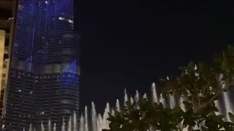 Дубай. Музыкальный фонтан