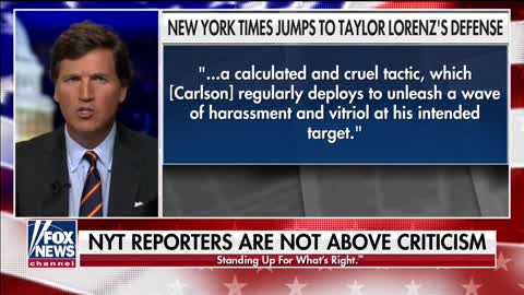 Tucker responds to the New York Times