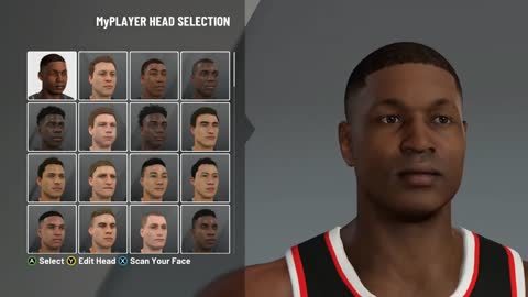 Attempting the face scan in NBA 2K21 - December 2020
