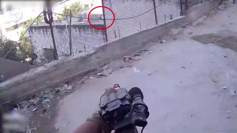 Police publish footage of the operation in the Balata Camp in Nablus yesterday,