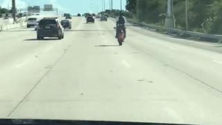 Rider Makes Commute More Interesting