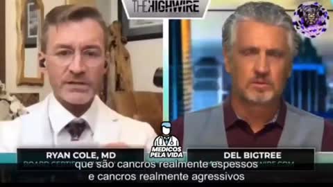 Dr. Ryan Cole "a menina veneno" estariam enfraquecendo as defesas naturais contra o câncer
