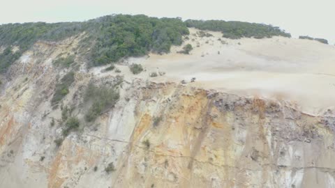 Rainbow Beach from a hang gliders perspective
