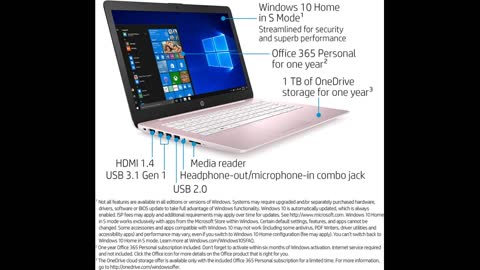 Review: HP Stream 14-Inch Laptop, Intel Celeron N4000, 4 GB RAM, 64 GB eMMC, Windows 10 Home in...