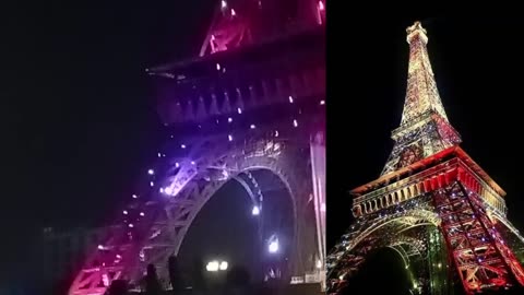 Eiffel tower Bahria town Lahore night view | Bahria Town Eiffel tower Lahore
