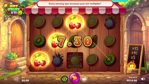 HOT FRUIT X15 - BIG WIN CASINO SLOT ONLINE GAME BONUS BUY