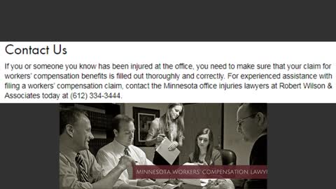 Minneapolis Office Injury Attorneys