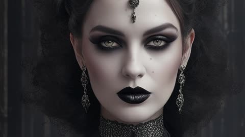 Gothic Queen | Gothic Woman | Victorian Gothic | Digital Art | AI Art #victoriangothic