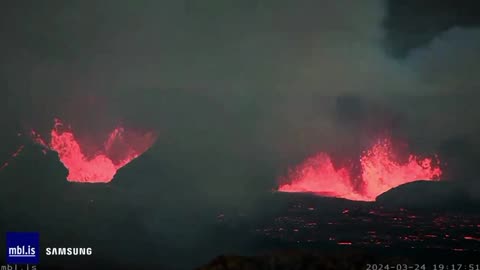 This Is How The Eruption Continues On The Reykjanes Peninsula In Iceland