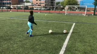 This kid's amazing soccer skills earn him a brand new PS5