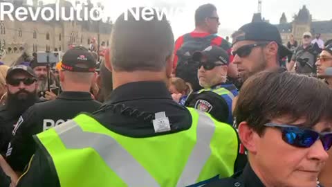 Raw video: Canada day freedom rally at downtown Ottawa