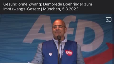 Gesund ohne Zwang! – Peter Boehringer auf einer Rede am 5.3.2022