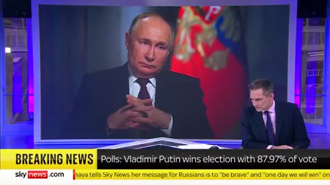 Putin has won the presidential election in Russia.