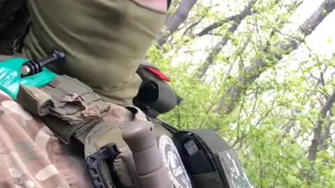 Ukraine War - A group of the Armed Forces of Ukraine was pinned down in a forest