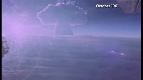 Russia releases secret footage of 1961 Tsar Bomba hydrogen blast