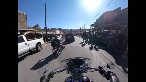 Ride to Oatman Arizona