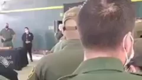 U.S. Customs and Border Protection agents confront Chief over Biden admin's open borders policies