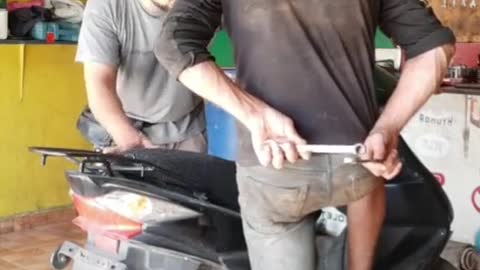 When will the mechanic find out about his prank?