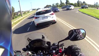 Road Rage Encounter on Motorcycle