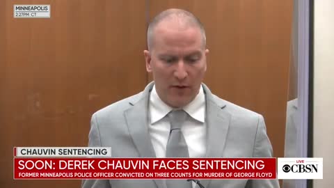 Chauvin gives cryptic message in brief statement before sentencing