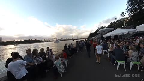 Enjoy the Open Air Cinema at Sydney Harbor #shorts #VR