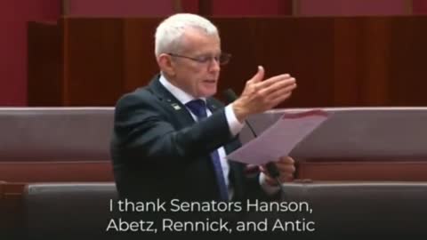 Australian Senator: You Won't Get Away With Deadly Vax Mandates - We're Coming For You