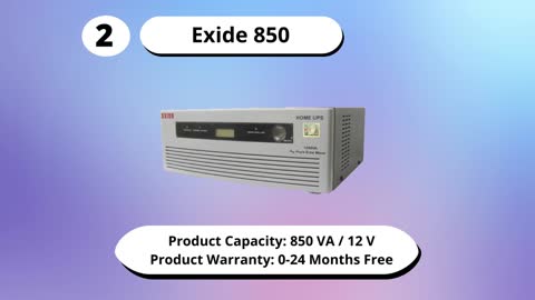 Top 5 Exide Inverters