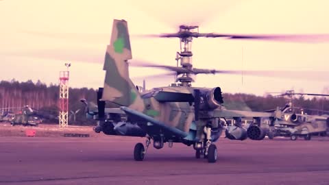 Kamov Ka-52 "Alligator" - Pounding Ukrainian positions