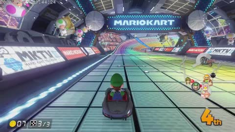 Mario Kart 8 Deluxe Switch Luigi Part 16 Rainbow Road