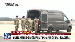 Biden attends dignified transfer of US soldiers killed in Jordan drone attack
