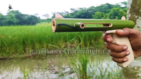 Easy idea __ how to make bamboo Toy gun( 720 X 1280 )