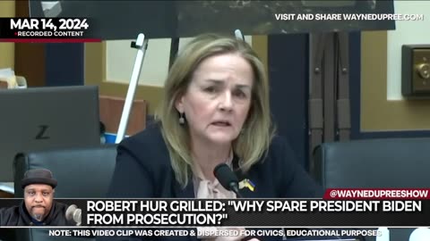 Robert Hur Grilled: "Why Spare President Biden from Prosecution?"