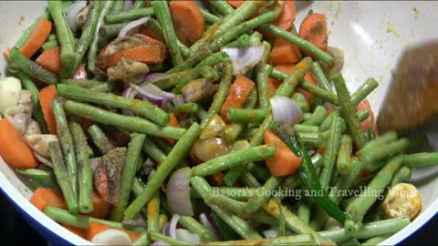 healthy chicken and green beans recipe | Chinese long bean recipe chicken