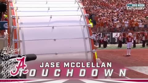 Alabama RB Jase McClellan 81 Yard TD Run vs Texas | 2022 College Football