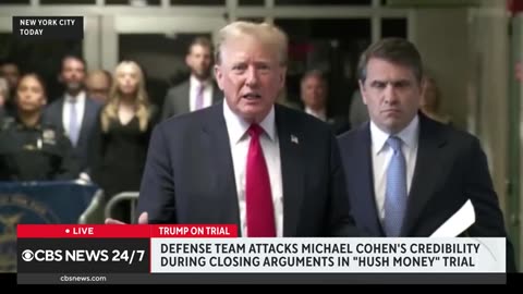 Trump's defense delivers closing argument in _hush money_ trial CBS News