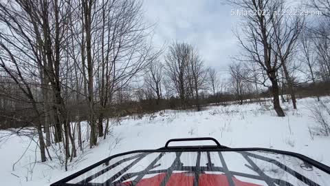 Parc Lagalaga - Argo tour in the winter