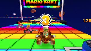 Mario Kart Tour - Rosalina (Swimwear) Gameplay (Marine Tour Pipe Pull High-end Reward)