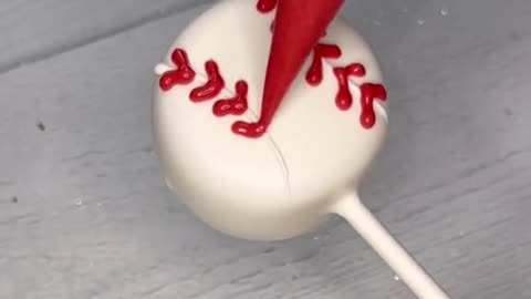 baseball cake pops