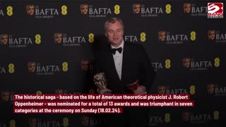 'Oppenheimer' Shines with Seven Wins at 2024 EE BAFTAs.