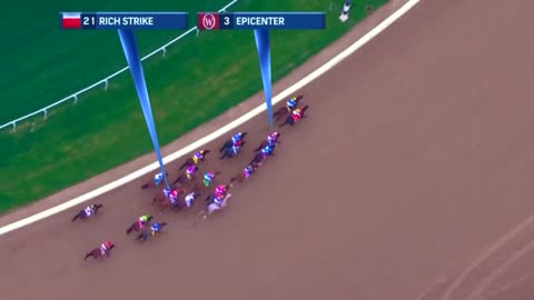 Longest Shot "Rich Strike" Kentucky Derby Win - Above View