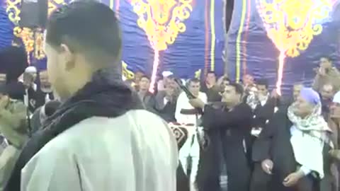Watch the use of firearms in celebrations in southern Egypt, randomly