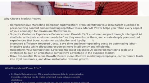 MarkAI Power Review | Full Sales Page Overview