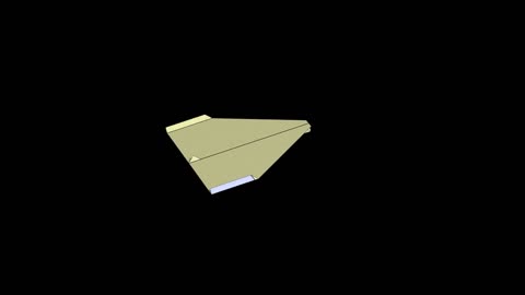 Sky King (2009 World Record) Paper Airplane: Alternative 3D Folding
