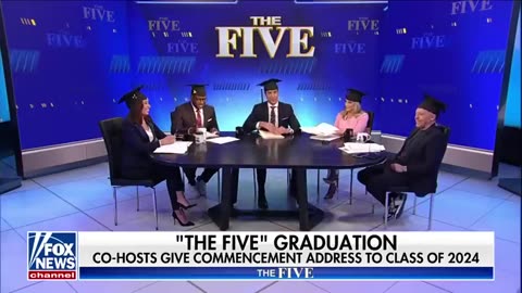 ‘The Five’_ Graduation advice to drain out anti-Israel protests Gutfeld Fox News