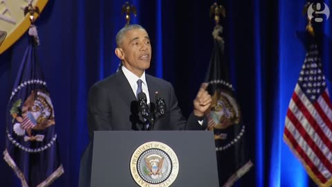 Barack Obama's final speech as president vedio highlights