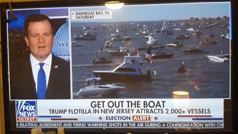 Trump Floatilla - Over 2,000 Boats Turn out in Barneget Bay, New Jersey